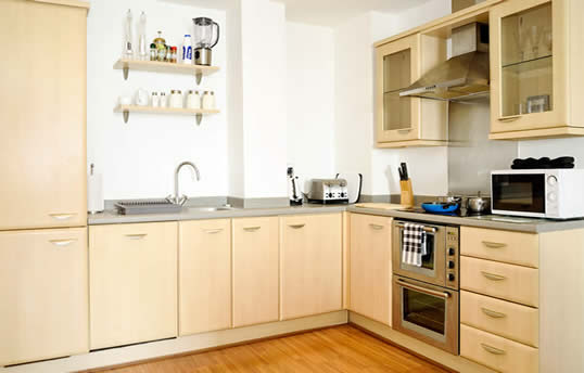 Southampton accommodation kitchen