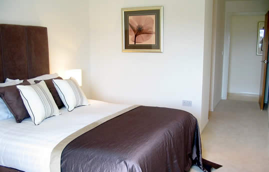 Ocean Village serviced apartment double bedroom